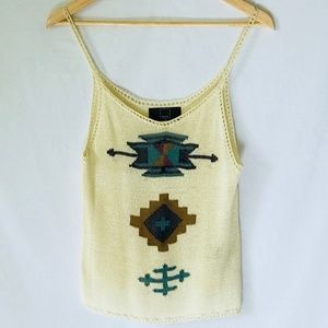 LIKE NEW!  Dolce Vita Aztec Print Cropped Camisole